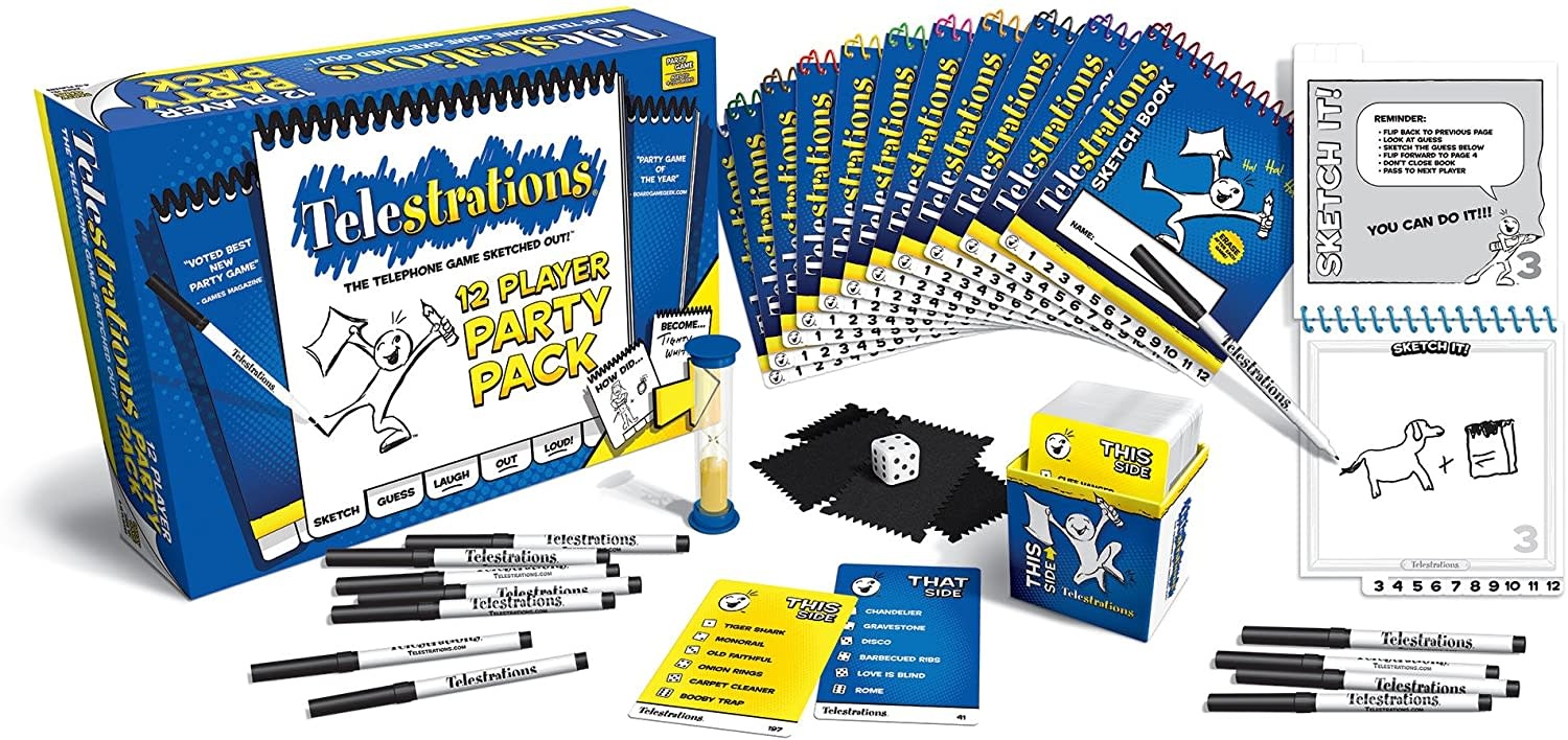The OP Telestrations Party Pack Game