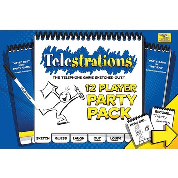 The OP Telestrations 12 Player Party Pack Game