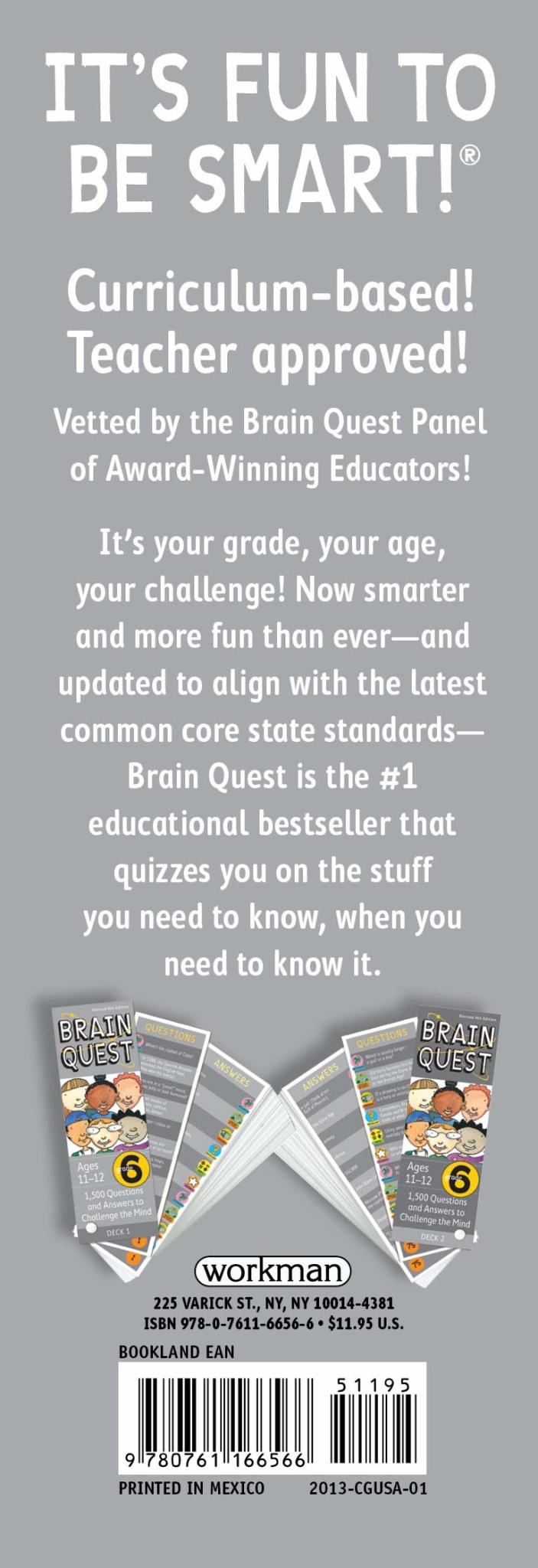 Workman Publishing Brain Quest Grade 6