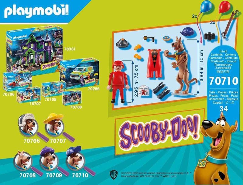 Playmobil Playmobil Scooby Doo! II Adventure with Ghost Clown