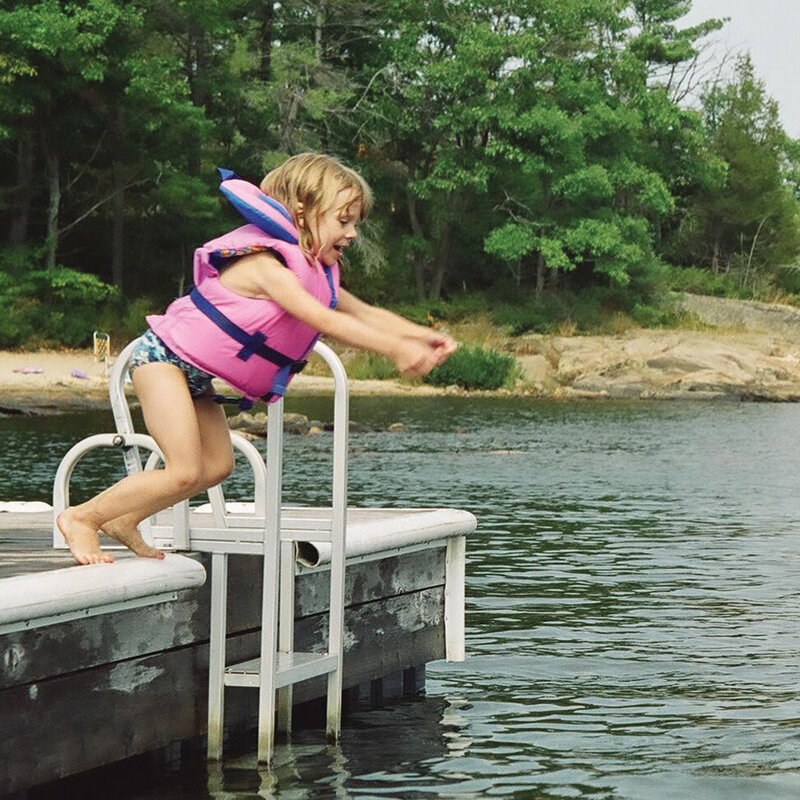 Salus Marine Salus Life Vest Nimbus Youth Purple Waves 60-90lb