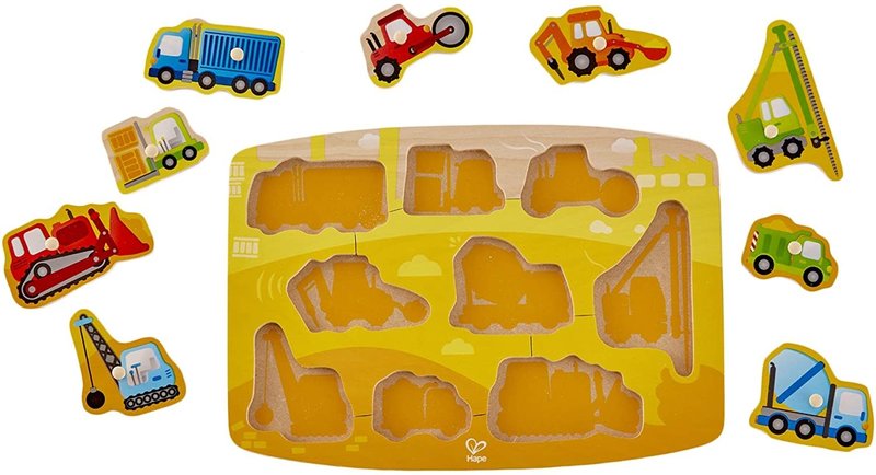 Hape Toys Hape Peg Puzzle Construction