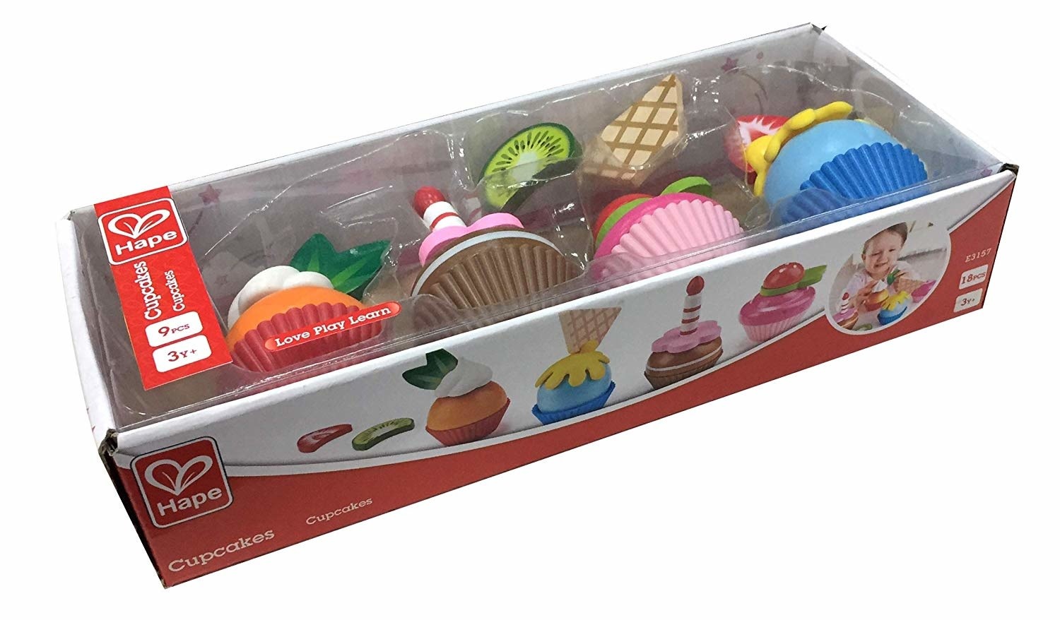 Hape Toys Hape Play Food Cupcakes