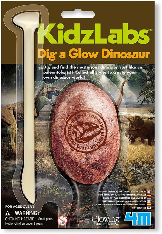 KidzLab Dig A  Glow Dinosaur Egg