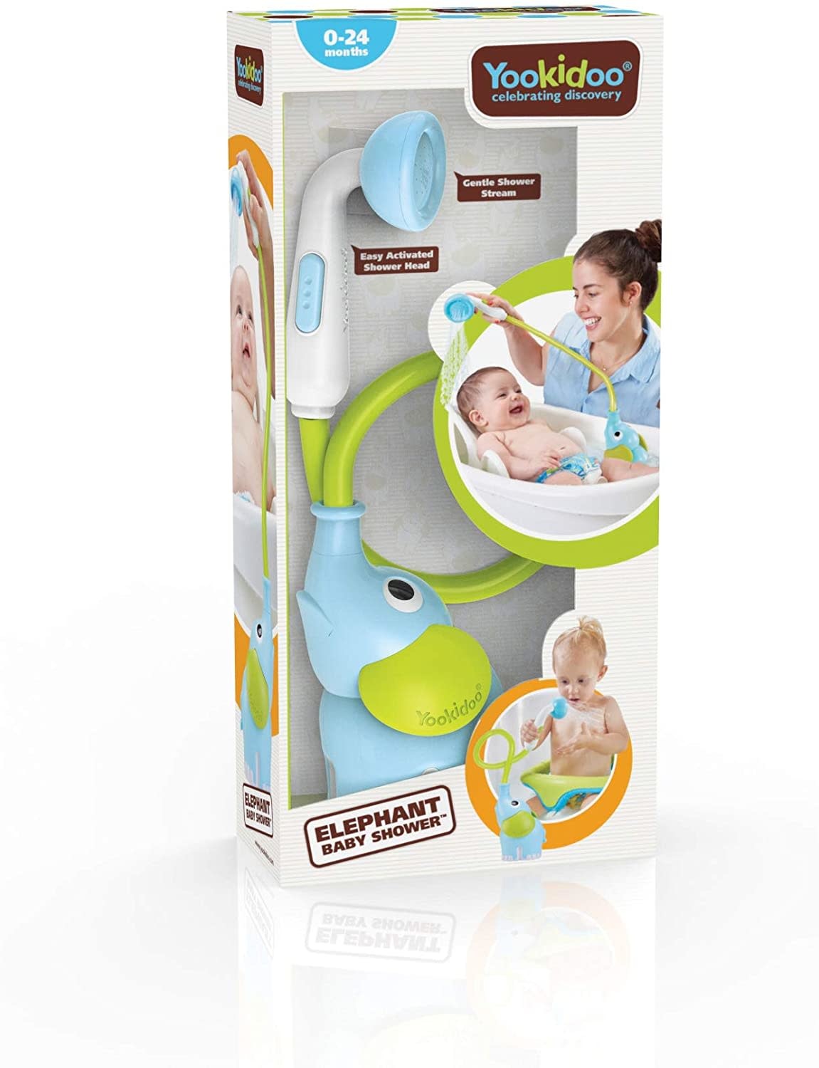 Yookidoo Yookidoo Bath Elephant Baby Shower Blue