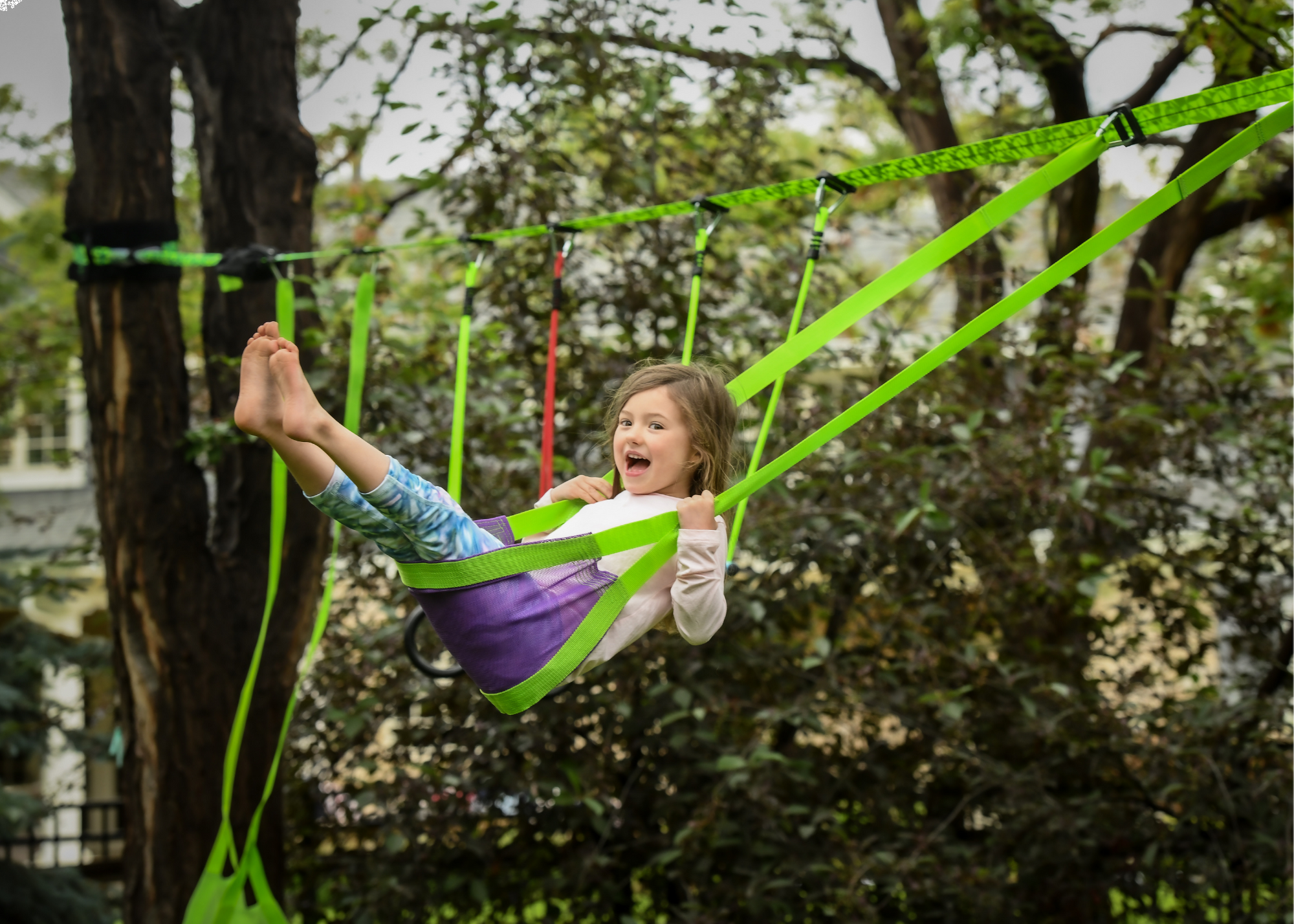 Slackers Slackers Swing Line 36' with 4 Swings