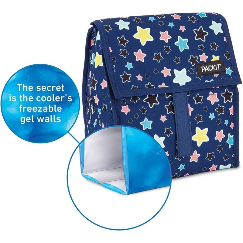 Packit Freezable Lunch Bag Bright Stars