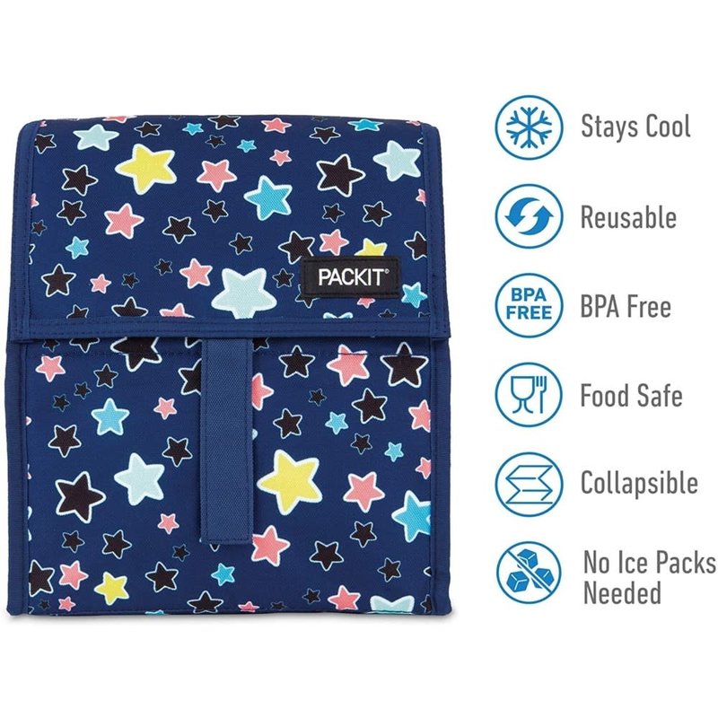 Packit Freezable Lunch Bag Bright Stars