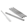 Dalcini Stainless Steel Straws 4 plus 1 Cleaning Brush