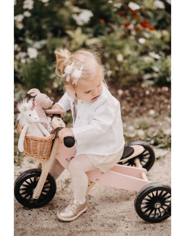 Kinderfeets Kinderfeets Tiny Tots Plus Convertible Balance Bike Rose