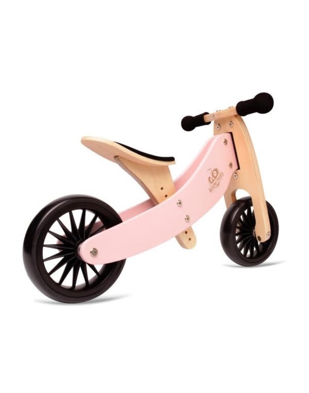 Kinderfeets Kinderfeets Tiny Tots Plus Convertible Balance Bike Rose