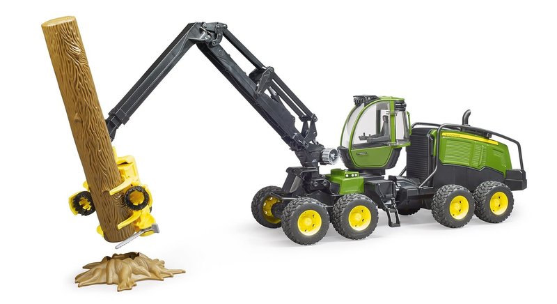 Bruder Bruder John Deere Timber Harvester with Log