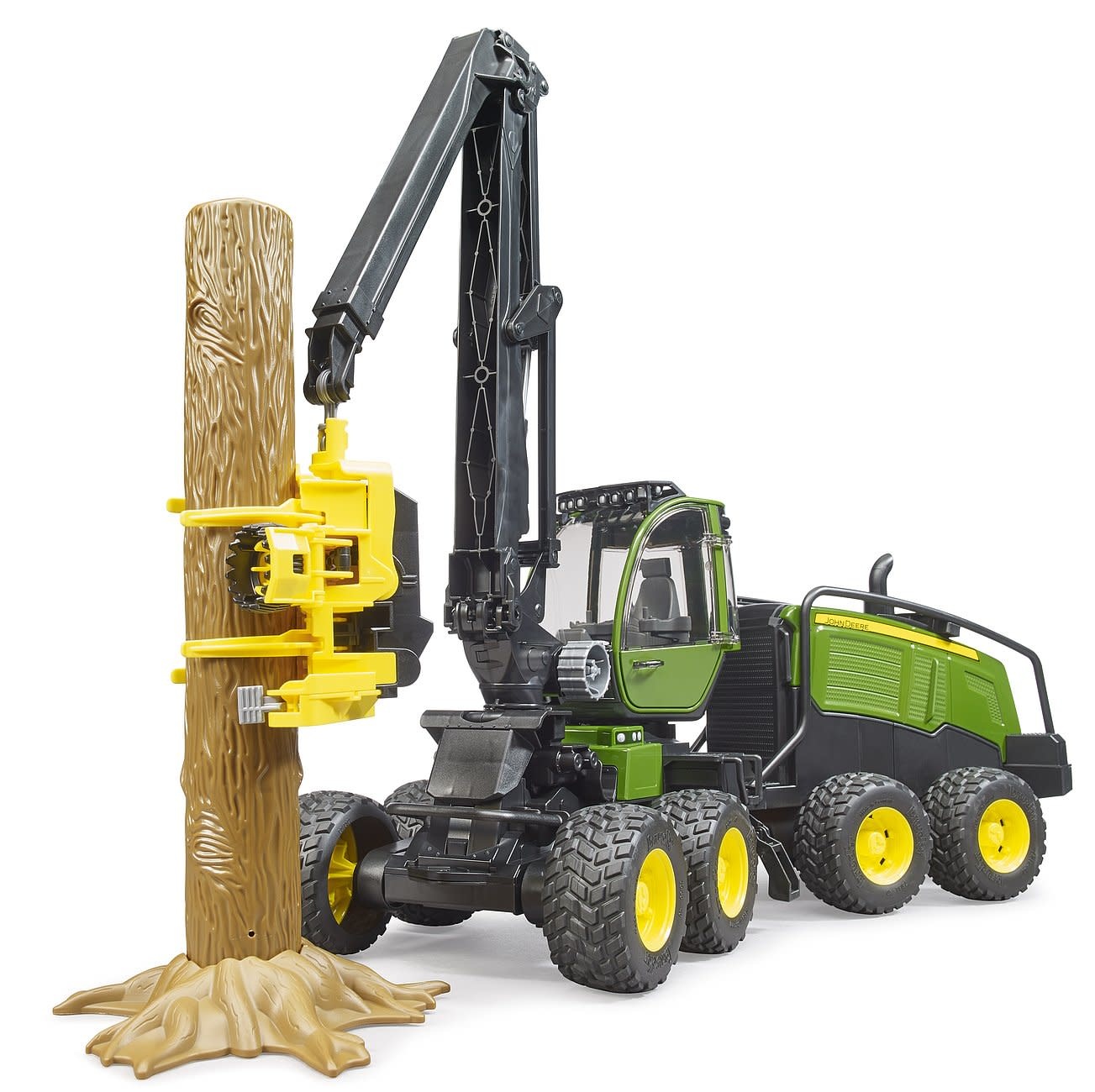 Bruder Bruder John Deere Timber Harvester with Log