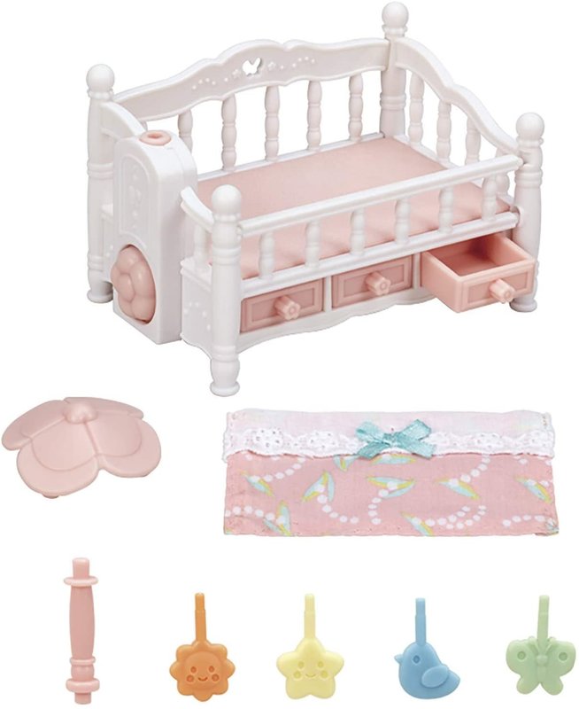 Calico Critters Calico Critters Crib with Mobile