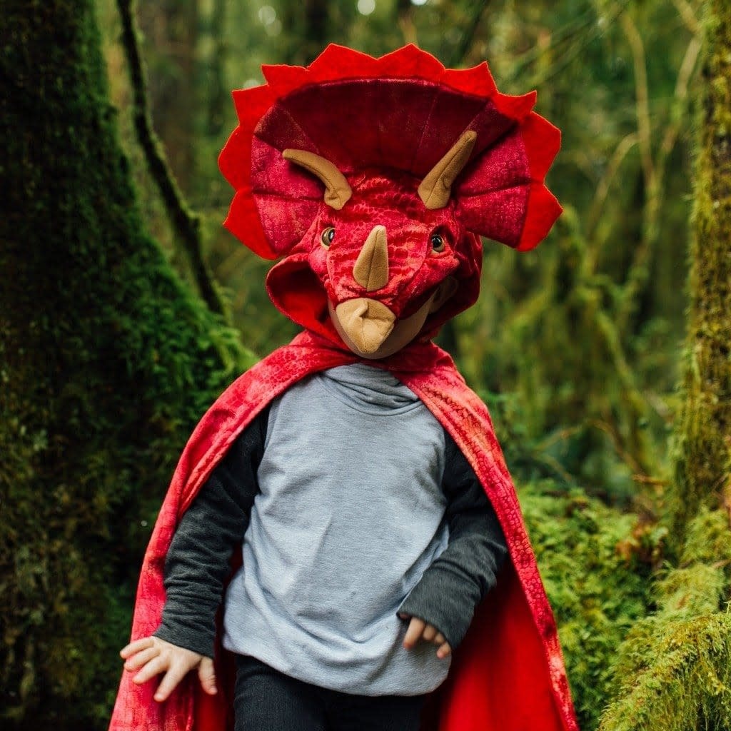 Great Pretenders Hooded Cape Triceratops