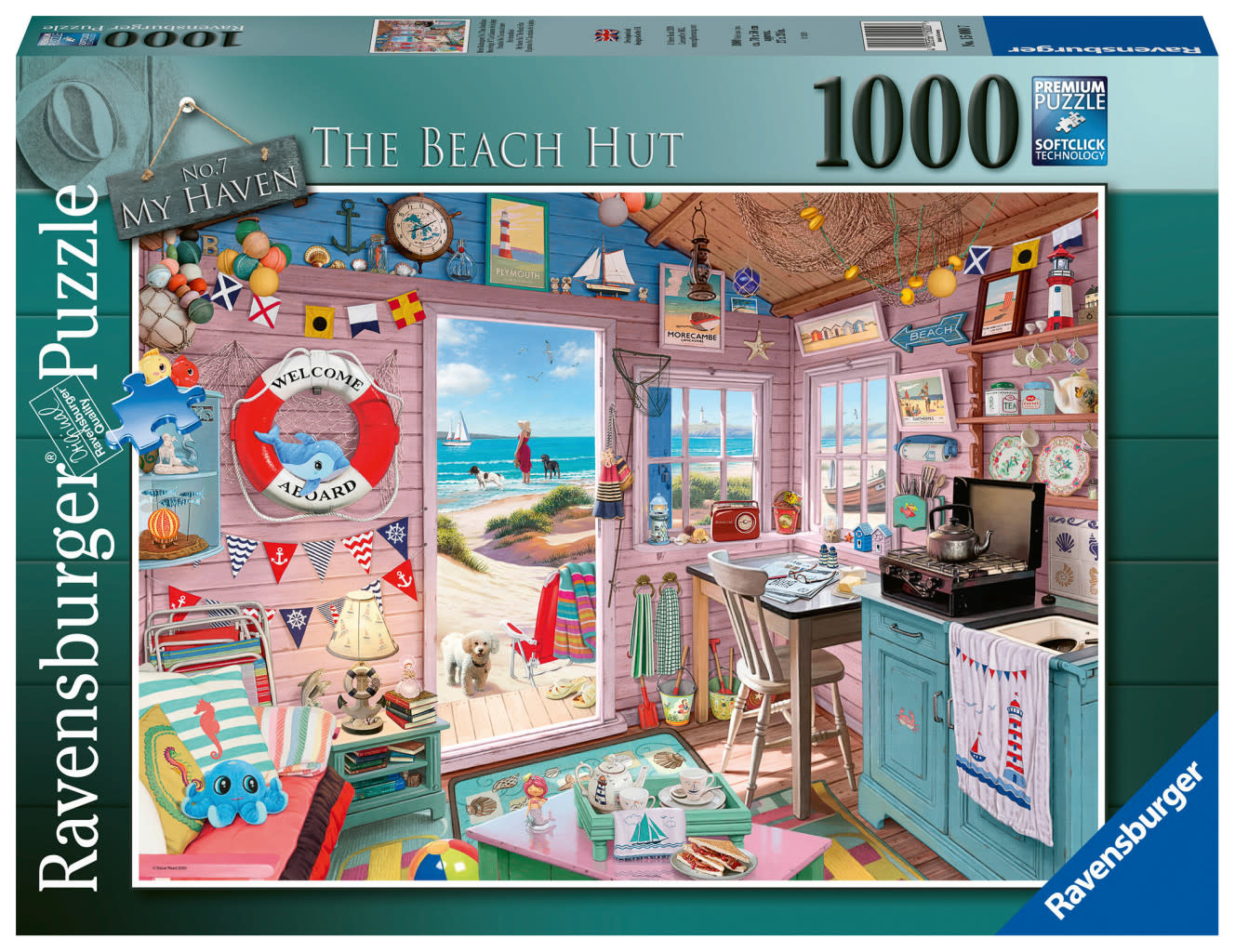 Ravensburger Ravensburger Puzzle 1000pc The Beach Hut
