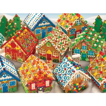 Cobble Hill Puzzles Cobble Hill Family Puzzle 350pc Gingerbread Houses
