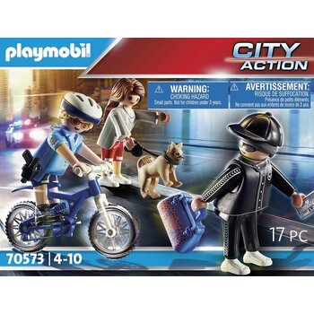 Playmobil Playmobil Police Bicycle with Thief