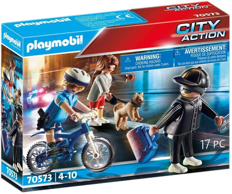 Playmobil Playmobil Police Bicycle with Thief