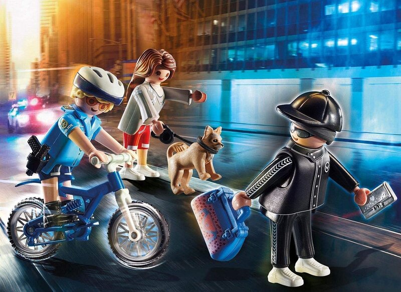 Playmobil Playmobil Police Bicycle with Thief
