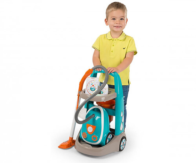 Smoby Cleaning Trolly & Vaccum Cleaner