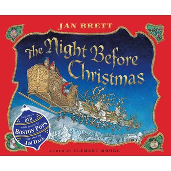 The Night Before Christmas Book Jan Brett