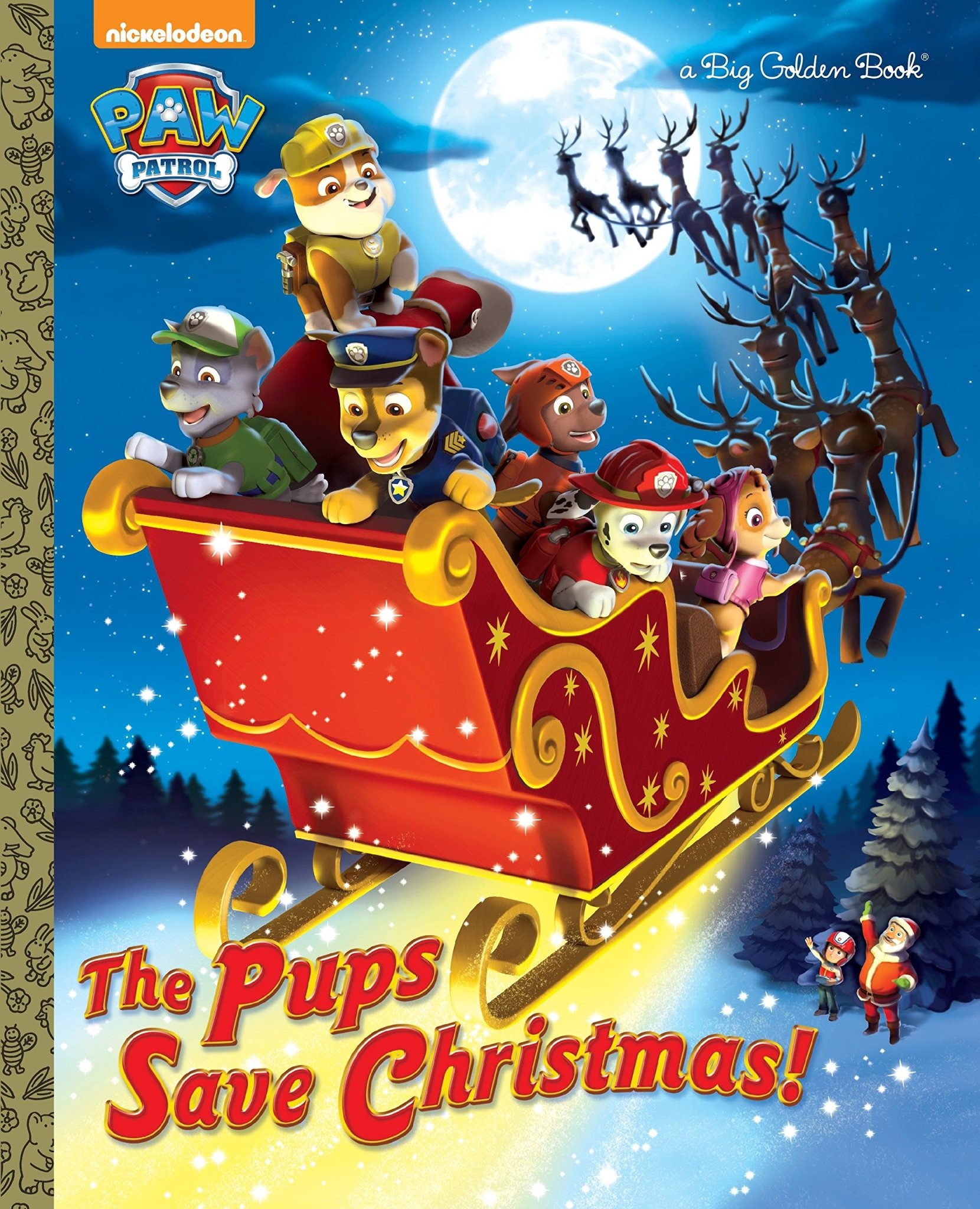 The Pups Save Christmas Book Paw Patrol