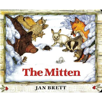The Mitten Board Book by Jan Brett