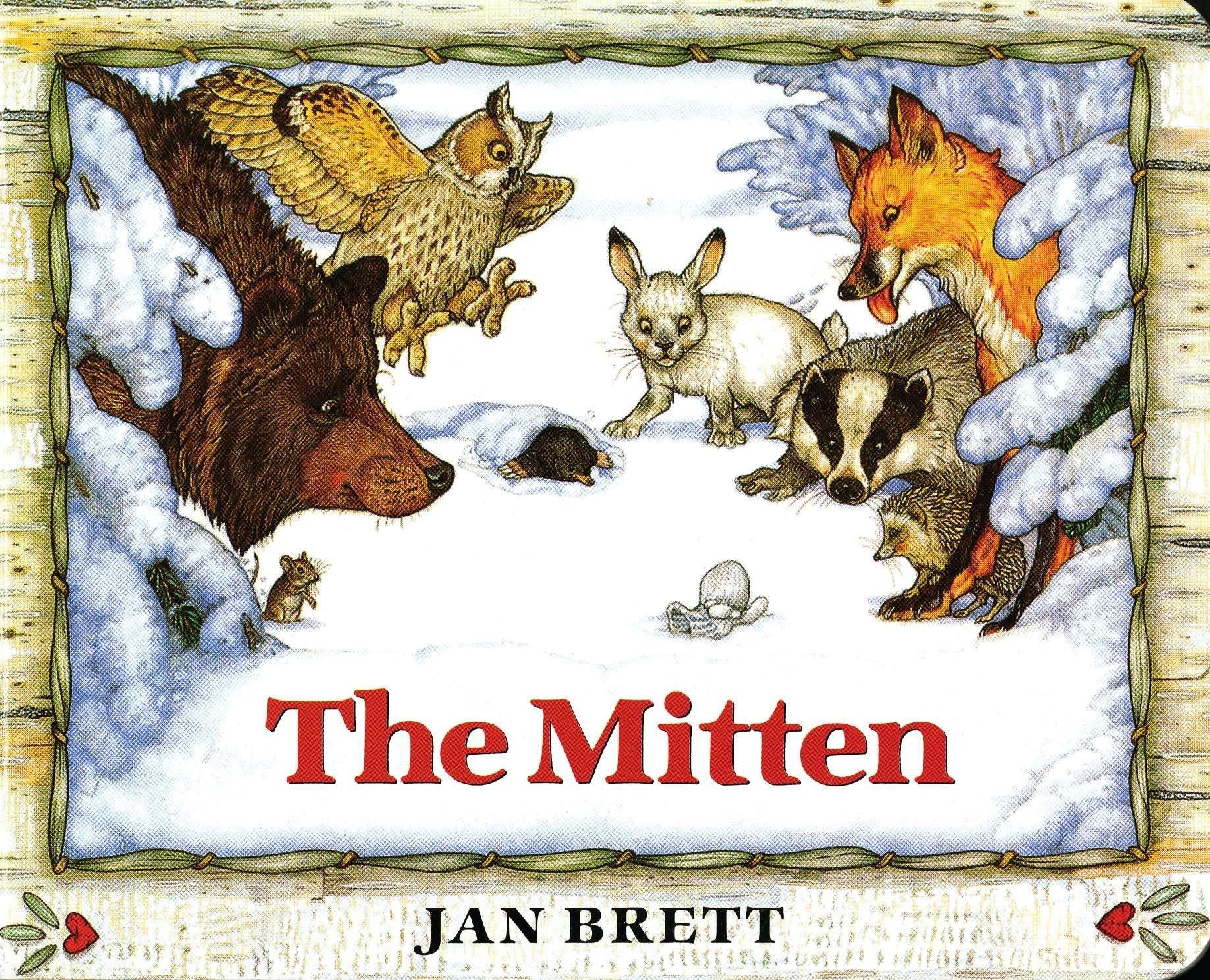 The Mitten Board Book by Jan Brett
