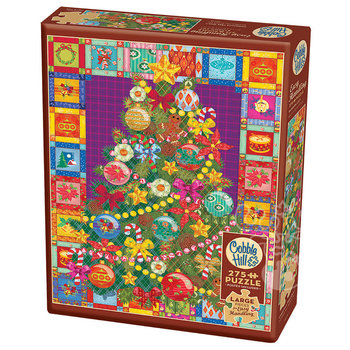 Cobble Hill Puzzles Cobble Hill Puzzle 275pc Christmas Tree Quilt