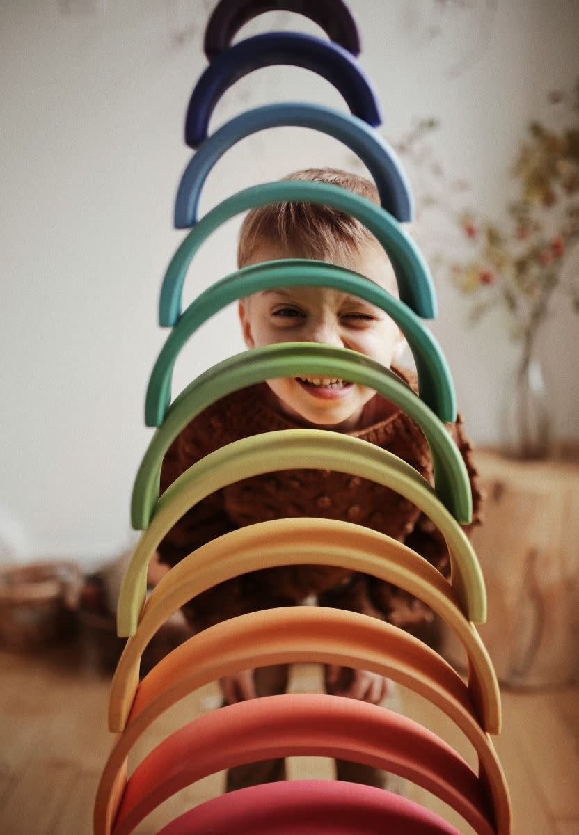 Tegu Kinderfeets Arches Rainbow