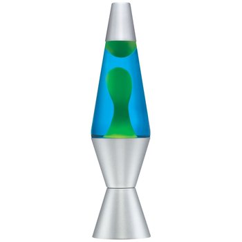 Lava Lamp Blue Liquid Yellow Wax 14.5" In-store only.