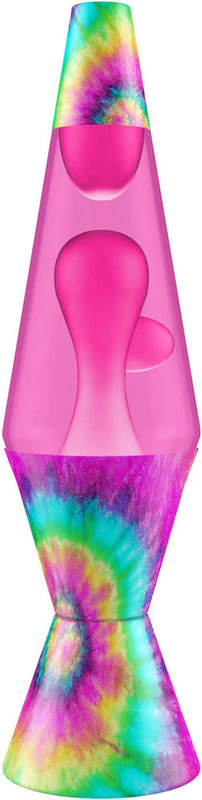 Lava Lamp Pink Tie Dye Spiral 14.5" In store only.