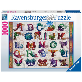 Ravensburger Ravensburger Puzzle 1000pc Dragon Alphabet