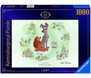 Ravensburger Puzzle 1000pc Disney Treasures Lady