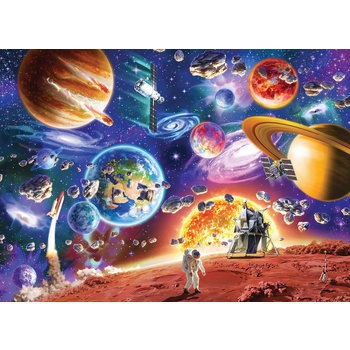 Cobble Hill Puzzles Cobble Hill Family Puzzle 350pc Space Travelers