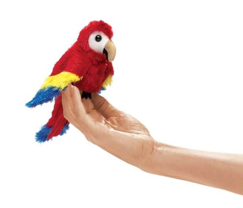 Folkmanis Folkmanis Puppet Mini Scarlet Macaw