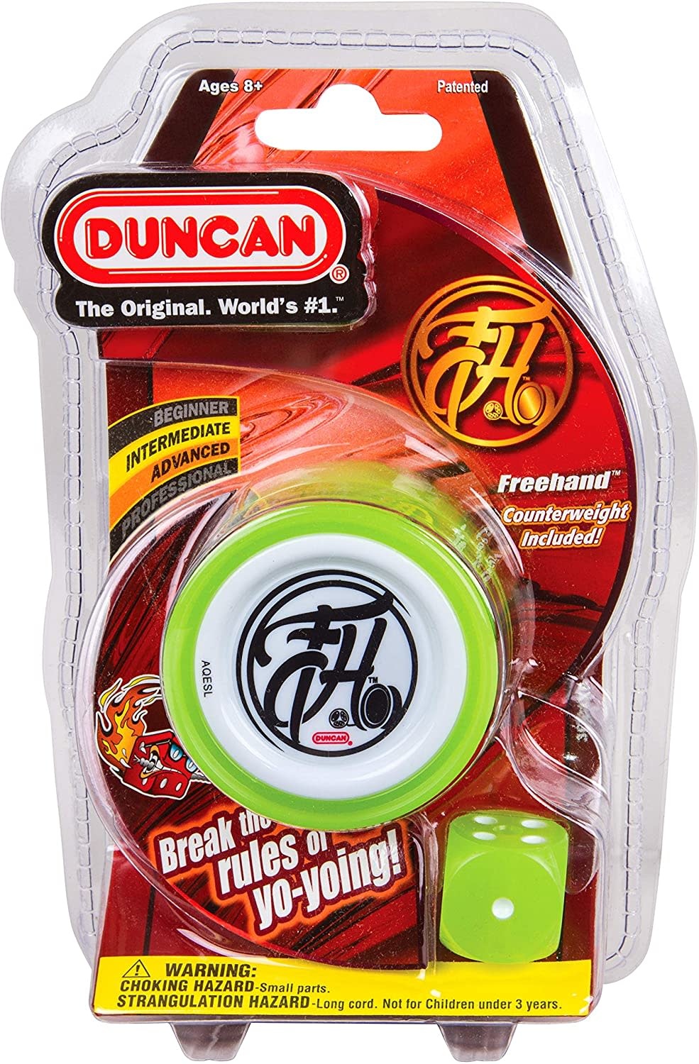 ★ヨーヨーDuncan Free hand Duncan Toys Freehand Nextgen Yo-Yo [Orange & Light Blue
