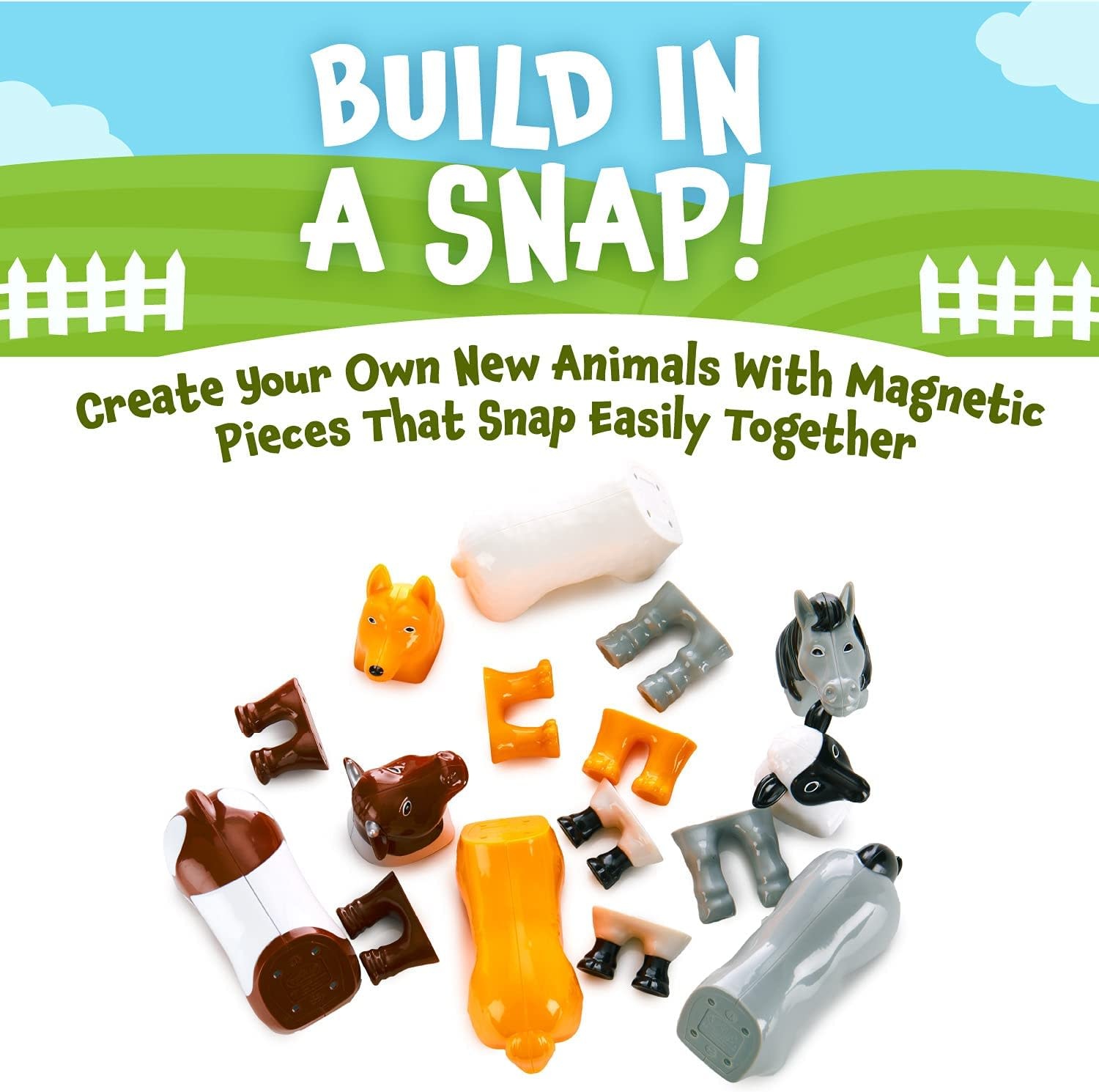 Popular Playthings Mix or Match Farm Animals
