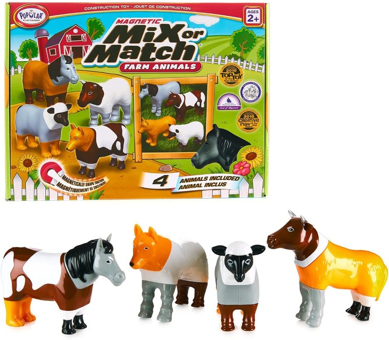 Popular Playthings Mix or Match Farm Animals