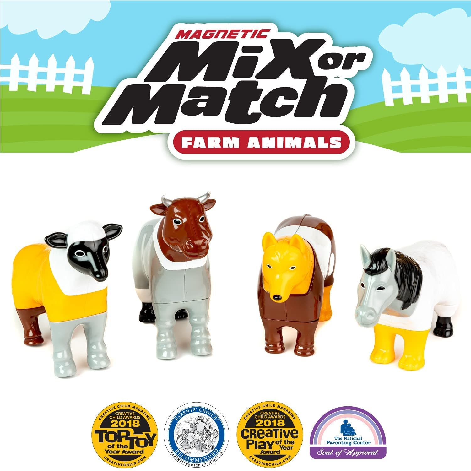 Popular Playthings Mix or Match Farm Animals