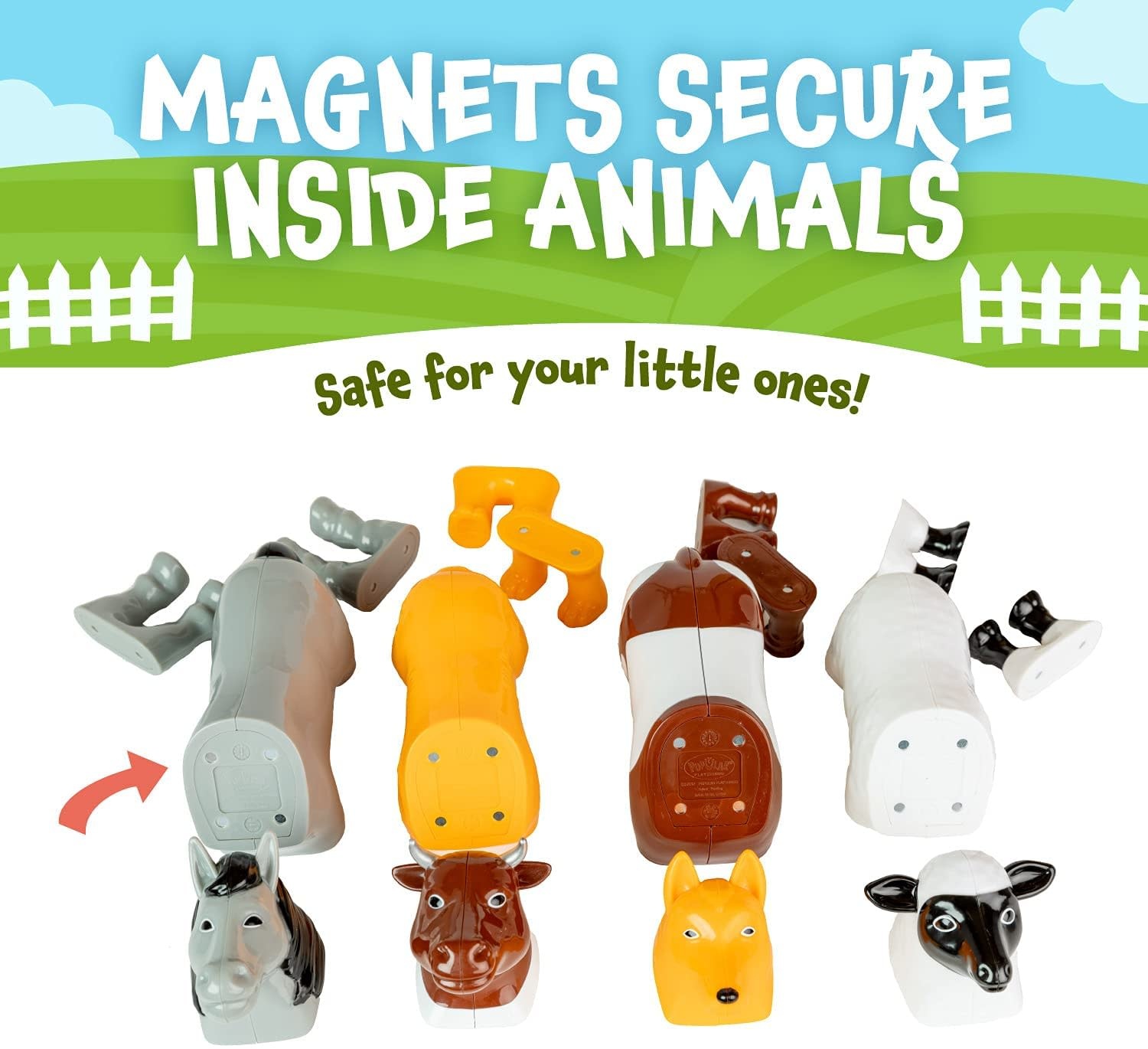 Popular Playthings Mix or Match Farm Animals