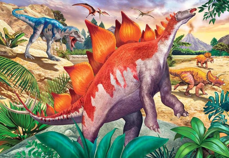 Ravensburger Ravensburger Puzzle 2x24pc Jurassic Wildlife