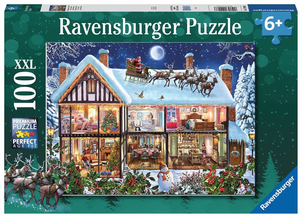 Ravensburger Ravensburger Puzzle 100pc Christmas at Home