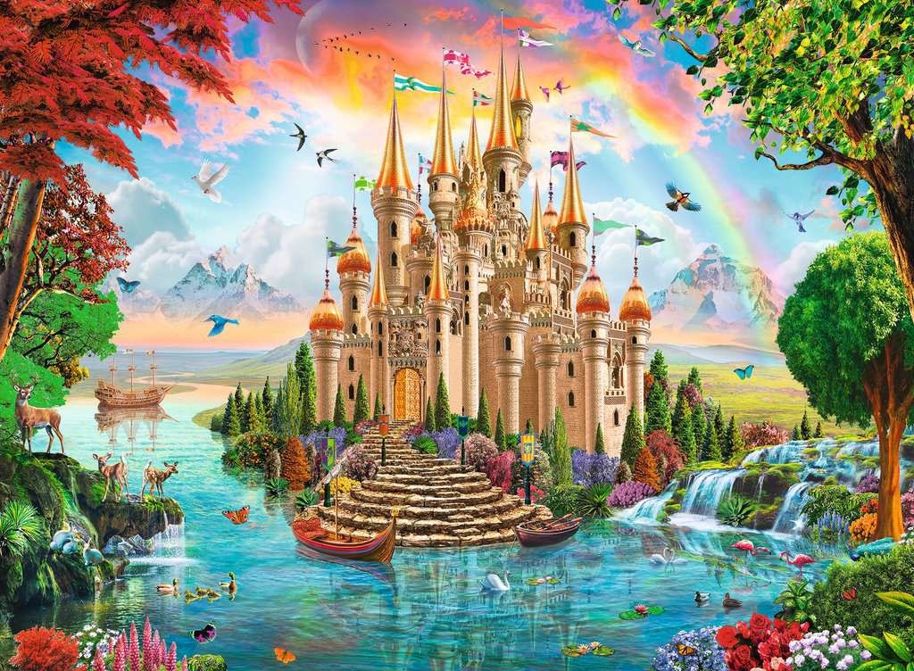 Ravensburger Ravensburger Puzzle 100pc Rainbow Castle