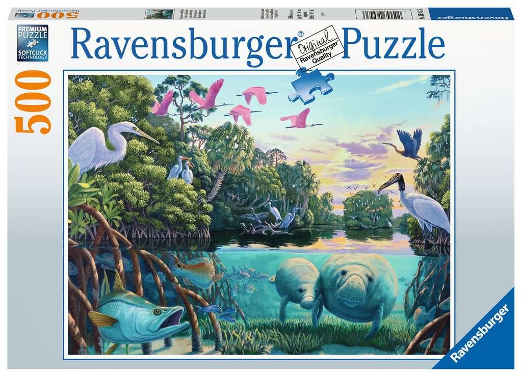 Ravensburger Ravensburger Puzzle 500pc Manatee Moments