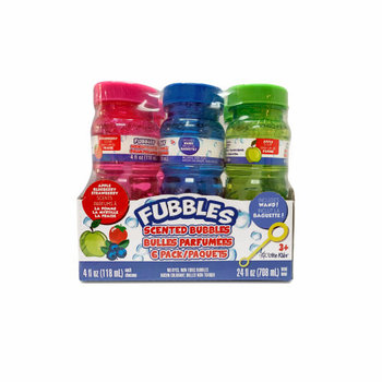 Little Kids Fubbles Scented Bubbles 6 Pack