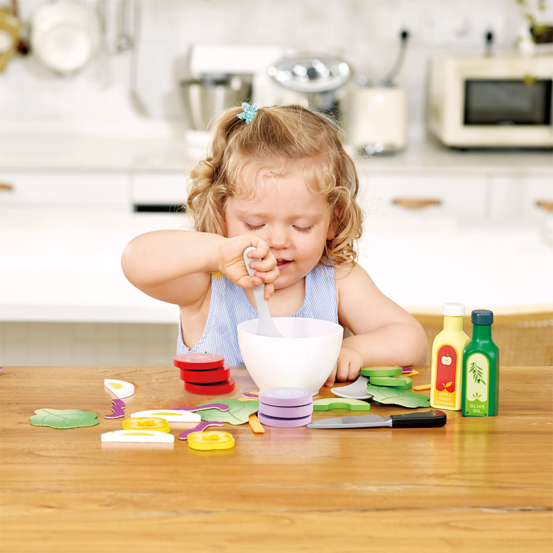 Hape Toys Hape Play Food Healthy Salad Playset
