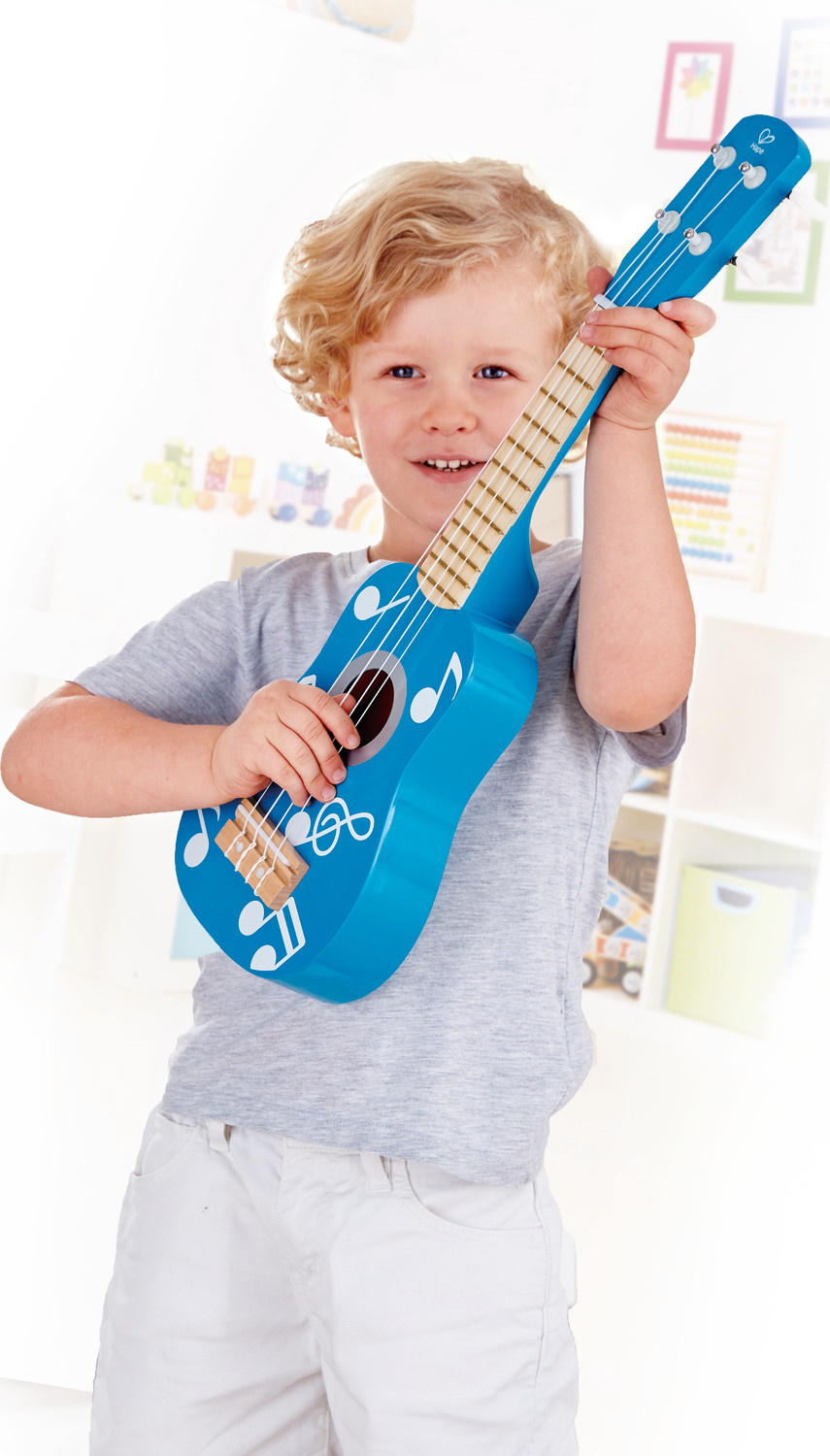 Hape Toys Hape Early Melodies Ukulele Rock Star Blue