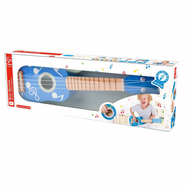 Hape Toys Hape Early Melodies Ukulele Rock Star Blue